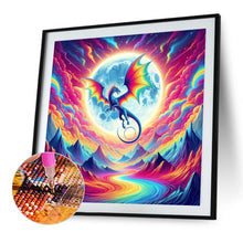 Load image into Gallery viewer, AB Diamond Painting - Full Round - Flying colorful dragon (40*40CM)
