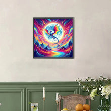Load image into Gallery viewer, AB Diamond Painting - Full Round - Flying colorful dragon (40*40CM)
