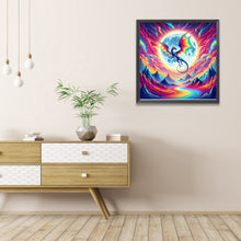 Load image into Gallery viewer, AB Diamond Painting - Full Round - Flying colorful dragon (40*40CM)
