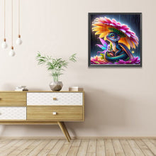 Load image into Gallery viewer, AB Diamond Painting - Full Round - Dragon and elf under flower umbrella (40*40CM)
