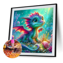 Load image into Gallery viewer, AB Diamond Painting - Full Round - Colorful dragon underwater (40*40CM)
