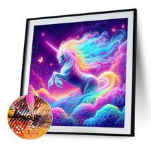 Load image into Gallery viewer, AB Diamond Painting - Full Round - Unicorn in the cloud (40*40CM)
