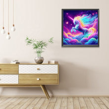 Load image into Gallery viewer, AB Diamond Painting - Full Round - Unicorn in the cloud (40*40CM)
