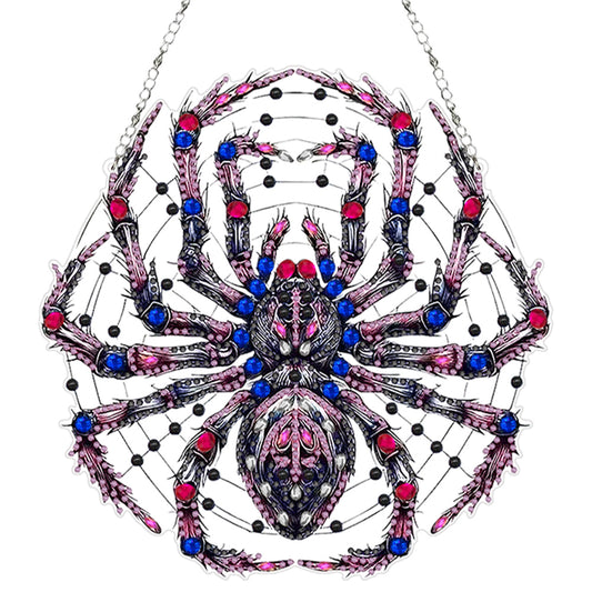 Acrylic Spider Diamond Art Hanging Pendant Halloween Diamond Painting Home Decor