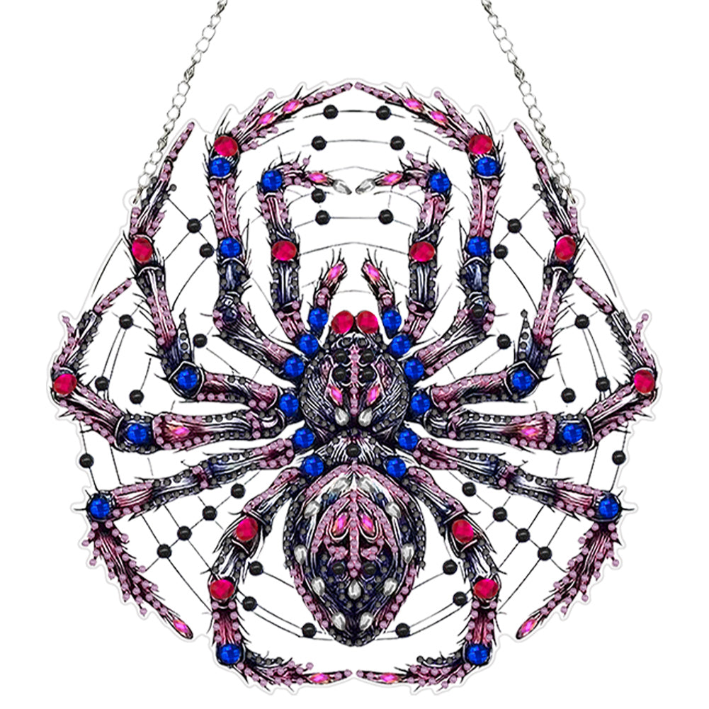 Acrylic Spider Diamond Art Hanging Pendant Halloween Diamond Painting Home Decor