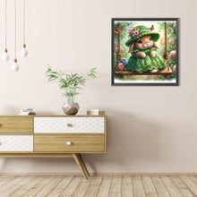 Load image into Gallery viewer, AB Diamond Painting - Full Round - Rabbit on swing (30*30CM)
