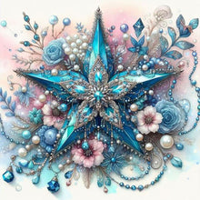 Load image into Gallery viewer, AB Diamond Painting - Full Round - Five-pointed star (30*30CM)
