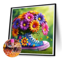 Load image into Gallery viewer, Diamond Painting - Full Round - Daisy bouquet shoes (30*30CM)
