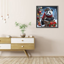 Load image into Gallery viewer, AB Diamond Painting - Full Round - Snow panda (30*30CM)
