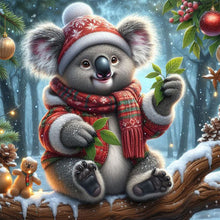 Load image into Gallery viewer, AB Diamond Painting - Full Round - Snow koala (30*30CM)
