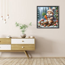 Load image into Gallery viewer, AB Diamond Painting - Full Round - Snow rabbit (30*30CM)
