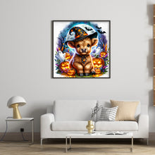 Load image into Gallery viewer, Diamond Painting - Full Round - Halloween Highland cattle (40*40CM)
