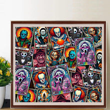 Load image into Gallery viewer, Diamond Painting - Full Round - Halloween horror poster (50*45CM)
