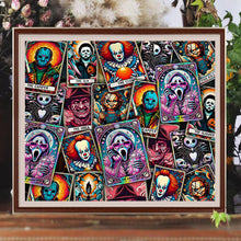 Load image into Gallery viewer, Diamond Painting - Full Round - Halloween horror poster (50*45CM)
