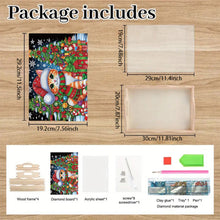 Load image into Gallery viewer, Wooden Butterfly and Flowers 5D DIY Diamond Painting Serving Tray for Home Decor
