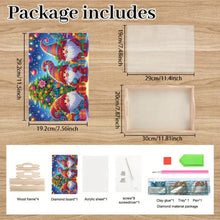 Load image into Gallery viewer, Wooden Butterfly and Flowers 5D DIY Diamond Painting Serving Tray for Home Decor
