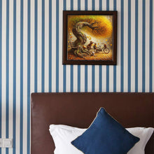 Load image into Gallery viewer, Diamond Painting - Full Round - Dog and family under the big tree in autumn (40*40CM)
