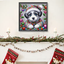 Load image into Gallery viewer, Diamond Painting - Full Round - Christmas dog (40*40CM)
