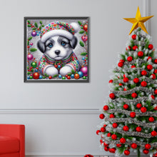 Load image into Gallery viewer, Diamond Painting - Full Round - Christmas dog (40*40CM)
