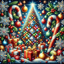 Load image into Gallery viewer, Diamond Painting - Full Round - Christmas tree (40*40CM)
