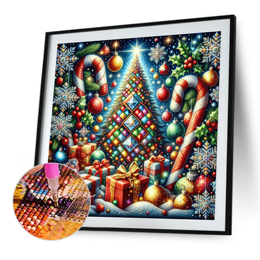 Diamond Painting - Full Round - Christmas tree (40*40CM)