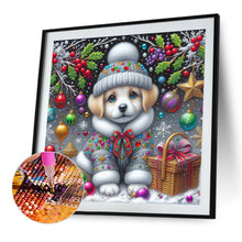 Load image into Gallery viewer, Diamond Painting - Full Round - Christmas dog (40*40CM)
