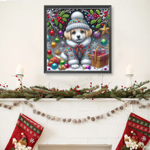 Load image into Gallery viewer, Diamond Painting - Full Round - Christmas dog (40*40CM)
