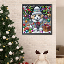 Load image into Gallery viewer, Diamond Painting - Full Round - Christmas dog (40*40CM)
