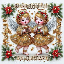Load image into Gallery viewer, Diamond Painting - Full Round - Christmas angel (40*40CM)
