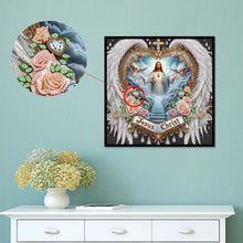 Load image into Gallery viewer, Diamond Painting - Partial Special Shaped - Virgin Jesus (40*40CM)
