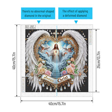 Load image into Gallery viewer, Diamond Painting - Partial Special Shaped - Virgin Jesus (40*40CM)
