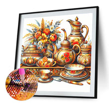 Load image into Gallery viewer, Diamond Painting - Full Round - Red pattern porcelain (40*40CM)
