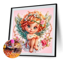 Load image into Gallery viewer, Diamond Painting - Full Round - Flower and grass peace angel girl (40*40CM)
