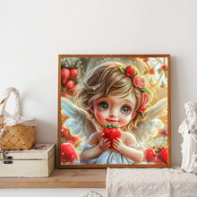 Load image into Gallery viewer, Diamond Painting - Full Round - Strawberry flower angel girl (40*40CM)
