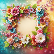 Load image into Gallery viewer, Diamond Painting - Full Round - Square wreath (40*40CM)
