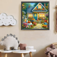 Load image into Gallery viewer, Diamond Painting - Full Round - Flower and fruit house front yard (40*40CM)
