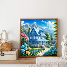 Load image into Gallery viewer, Diamond Painting - Full Round - Rose blue villa (40*40CM)
