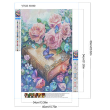 Load image into Gallery viewer, Diamond Painting - Full Round - Crystal flower book butterfly (40*60CM)
