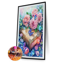 Load image into Gallery viewer, Diamond Painting - Full Round - Crystal flower book butterfly (40*60CM)

