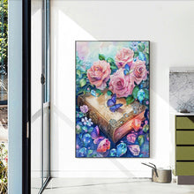 Load image into Gallery viewer, Diamond Painting - Full Round - Crystal flower book butterfly (40*60CM)

