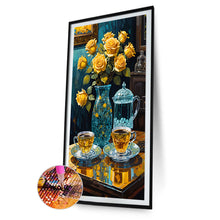 Load image into Gallery viewer, Diamond Painting - Full Round - Yellow rose tea set (40*70CM)
