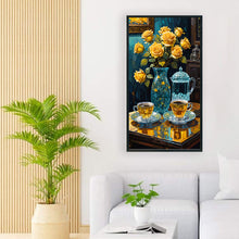 Load image into Gallery viewer, Diamond Painting - Full Round - Yellow rose tea set (40*70CM)
