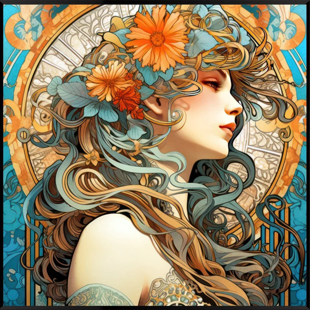 Diamond Painting - Full Round - Cold goddess (40*40CM)