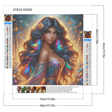 Load image into Gallery viewer, Diamond Painting - Full Round - Backlit goddess (40*40CM)
