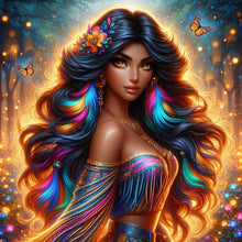 Load image into Gallery viewer, Diamond Painting - Full Round - Backlit goddess (40*40CM)
