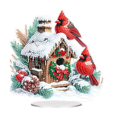 Load image into Gallery viewer, Christmas Table Top Diamond Painting Ornament Kits for Home Office Desktop Decor

