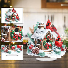 Load image into Gallery viewer, Christmas Table Top Diamond Painting Ornament Kits for Home Office Desktop Decor
