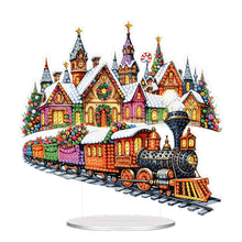 Load image into Gallery viewer, Christmas Table Top Diamond Painting Ornament Kits for Home Office Desktop Decor

