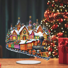 Load image into Gallery viewer, Christmas Table Top Diamond Painting Ornament Kits for Home Office Desktop Decor
