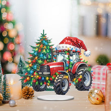 Load image into Gallery viewer, Christmas Table Top Diamond Painting Ornament Kits for Home Office Desktop Decor

